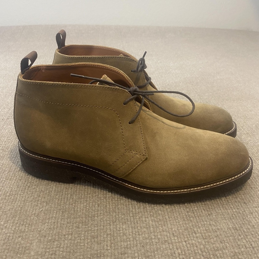 Banana Republic Boots Mens Size 11.5 M Brown Suede Chukka Ankle Ortholite Casual